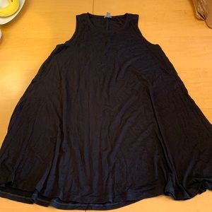 Aerie American Eagle black swing dress medium basic